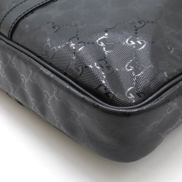 Gucci Gucci GG Imprime Business Briefcase Black Canvas Business Bag 201480 - Picture 3 of 8